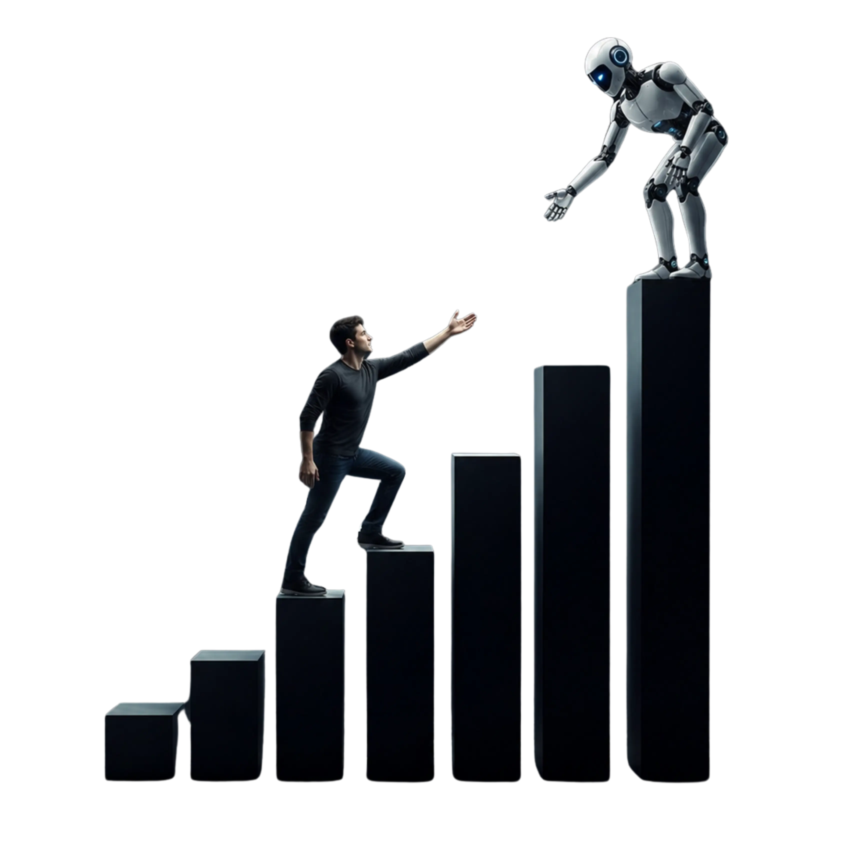 Developer coding and designing an AI agent system